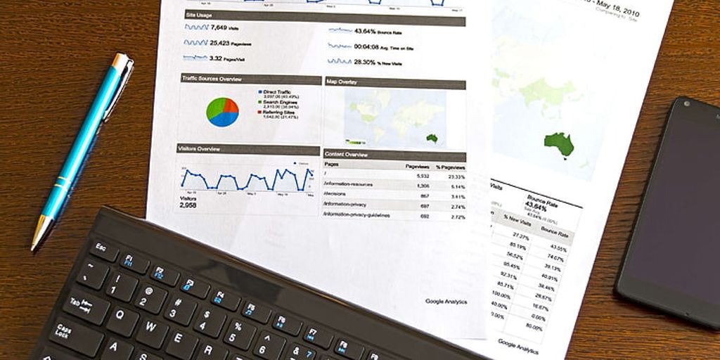 business team analyzing data charts in modern office